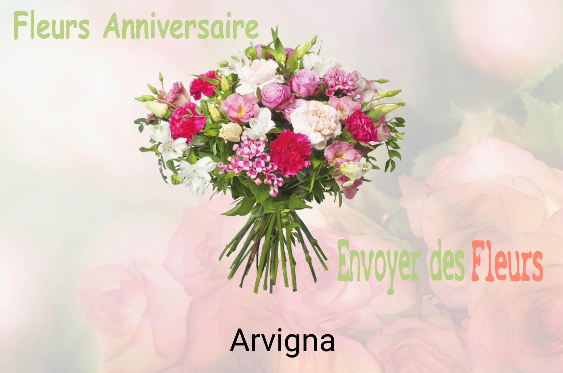 Bouquet de fleurs d’anniversaire livré à Arvigna