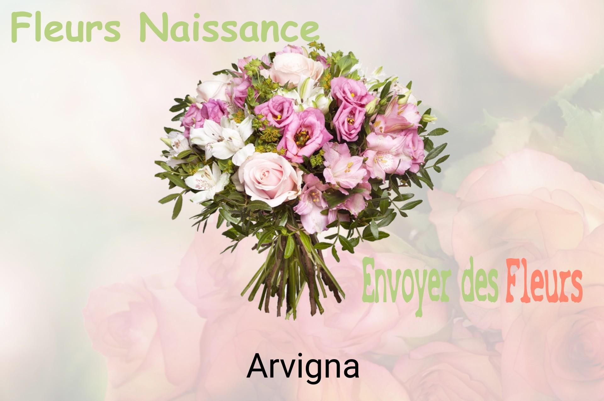 Bouquet de fleurs de naissance livré à Arvigna